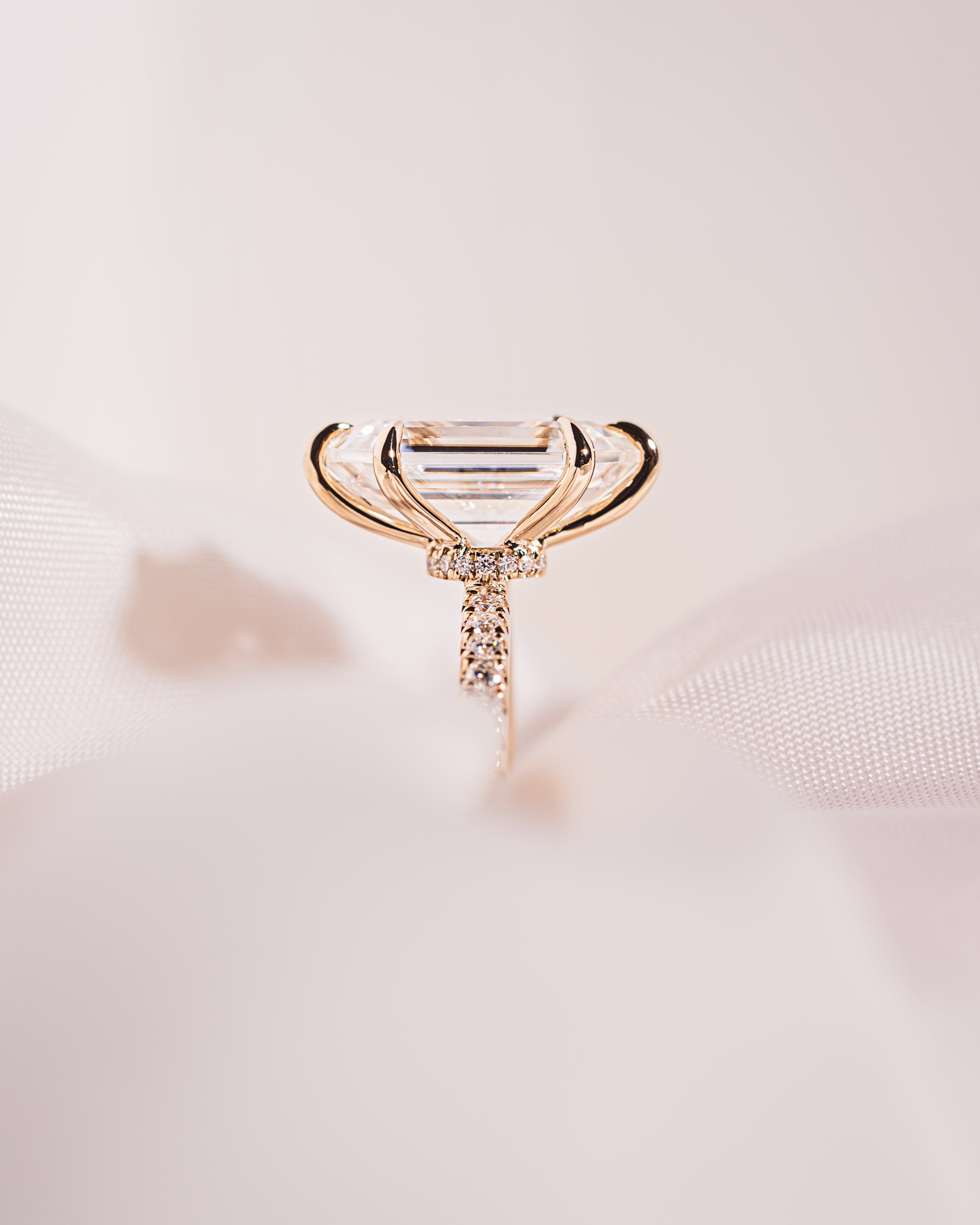 Jody - Längliches Sechseck | Gold 18k