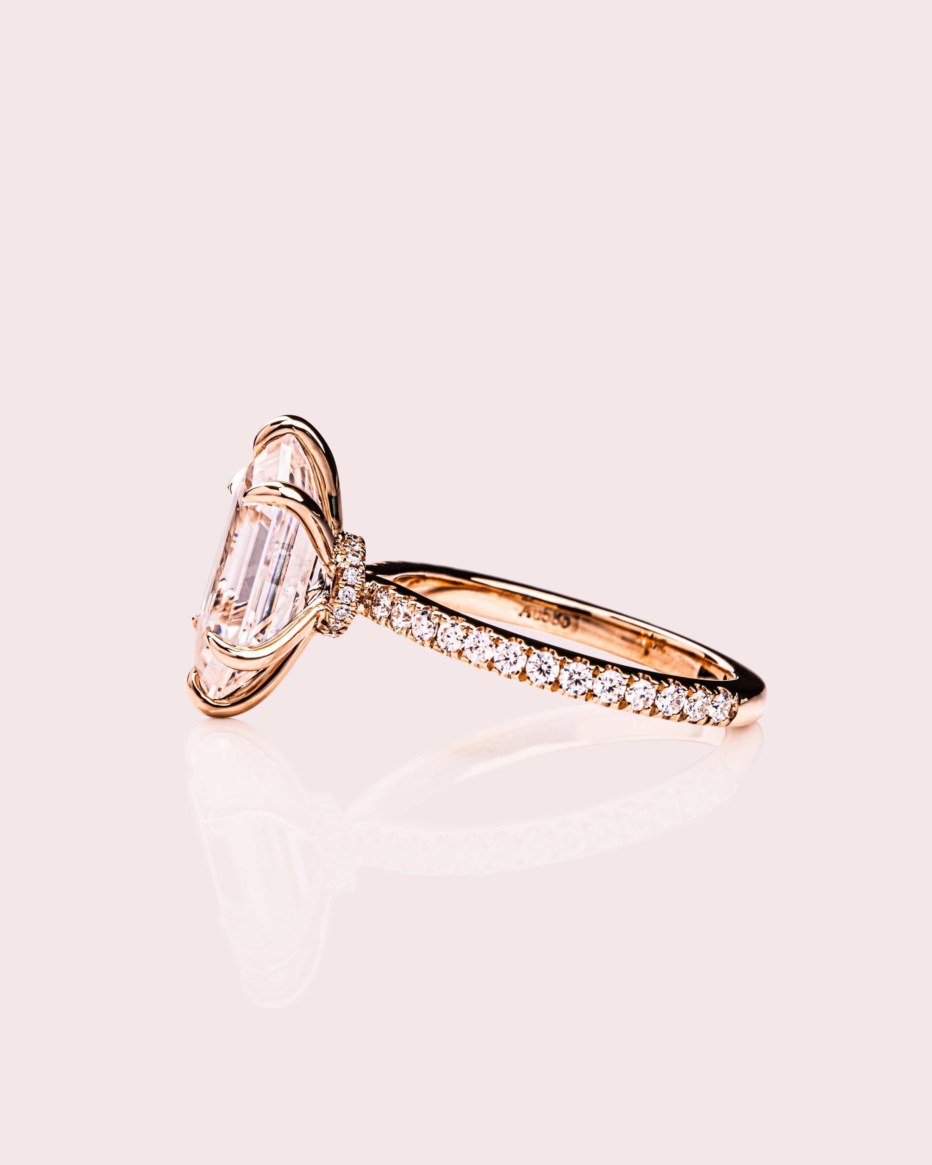 Jody - Längliches Sechseck | Gold 18k