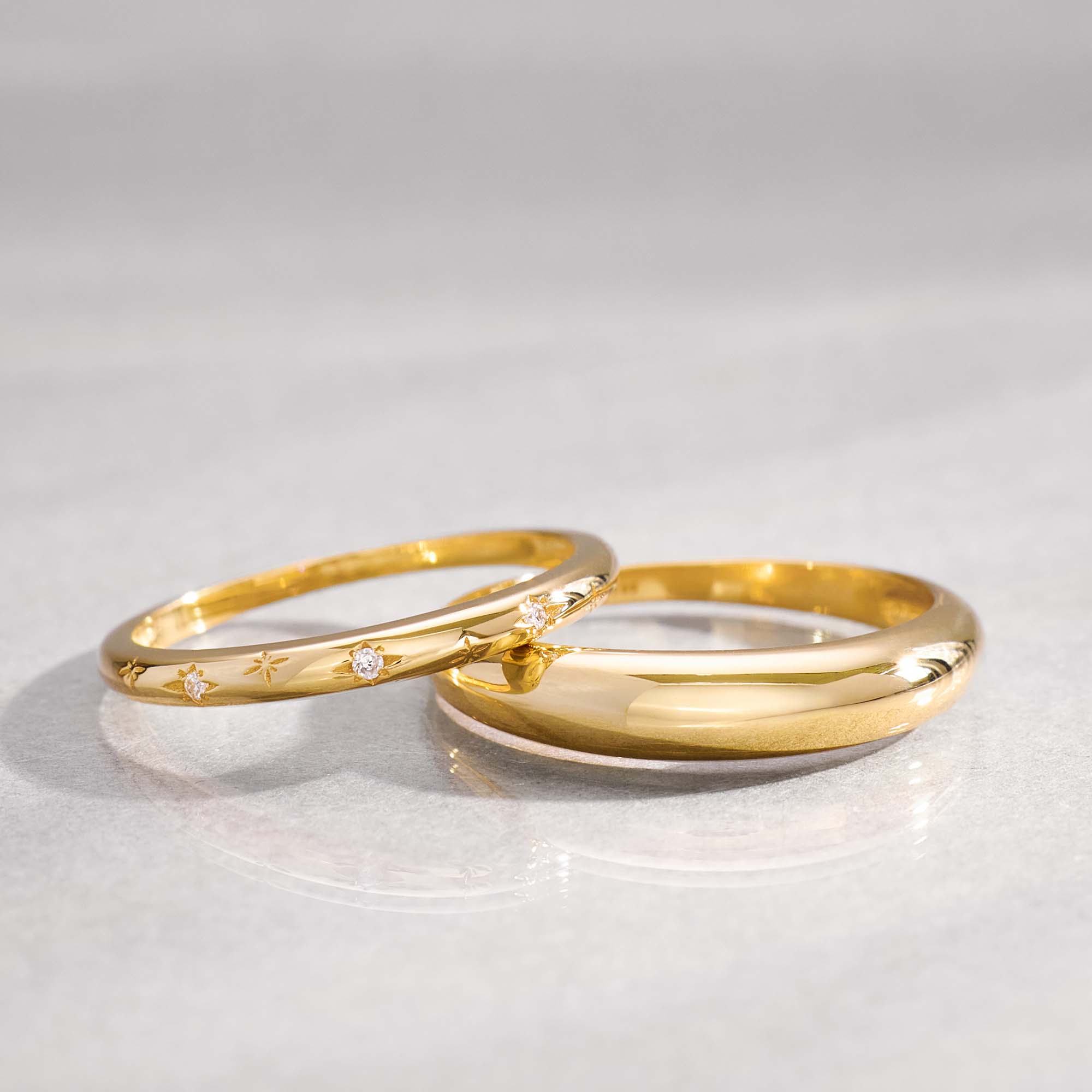 Midi-Kuppelring | Gold 14k