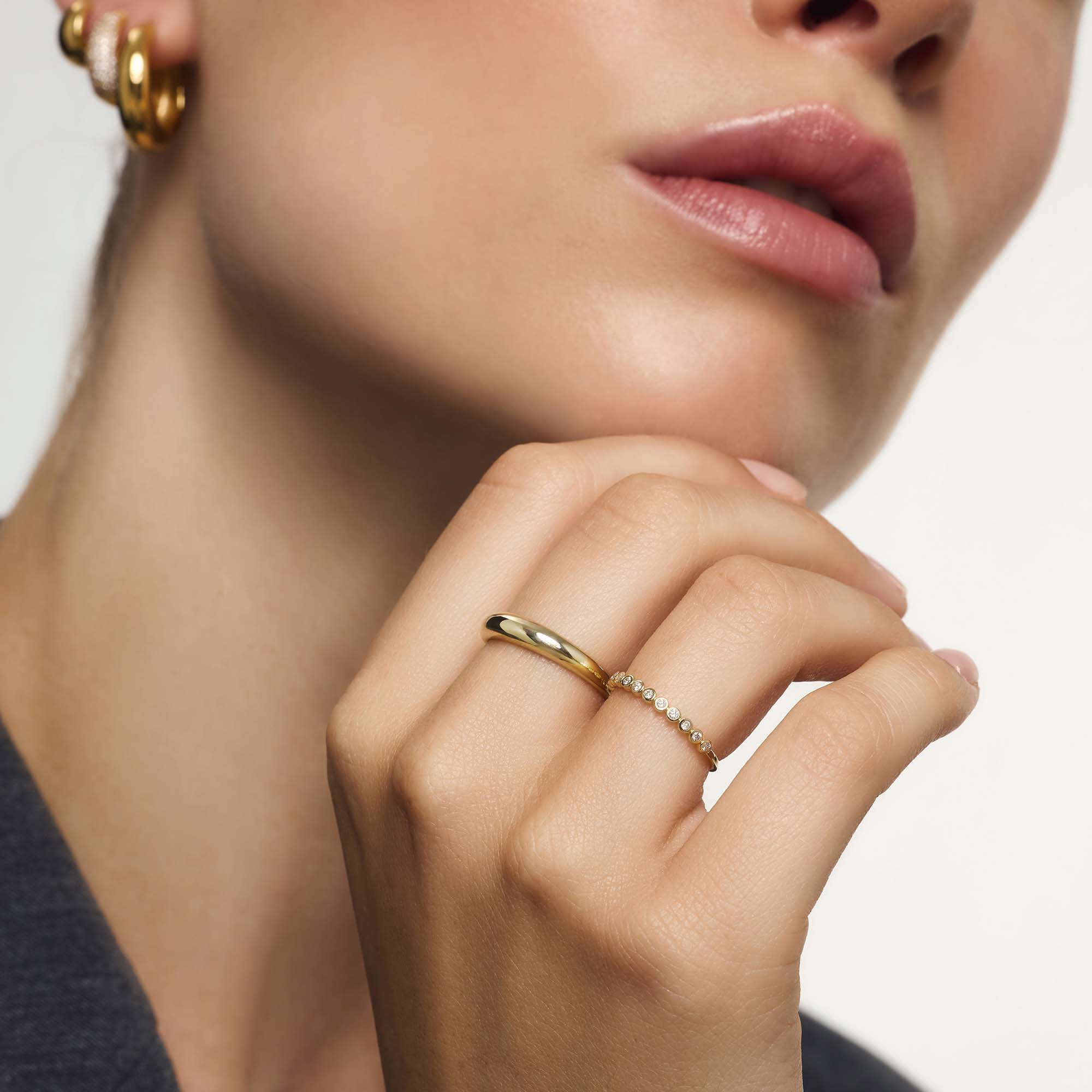 Midi-Kuppelring | Gold 14k