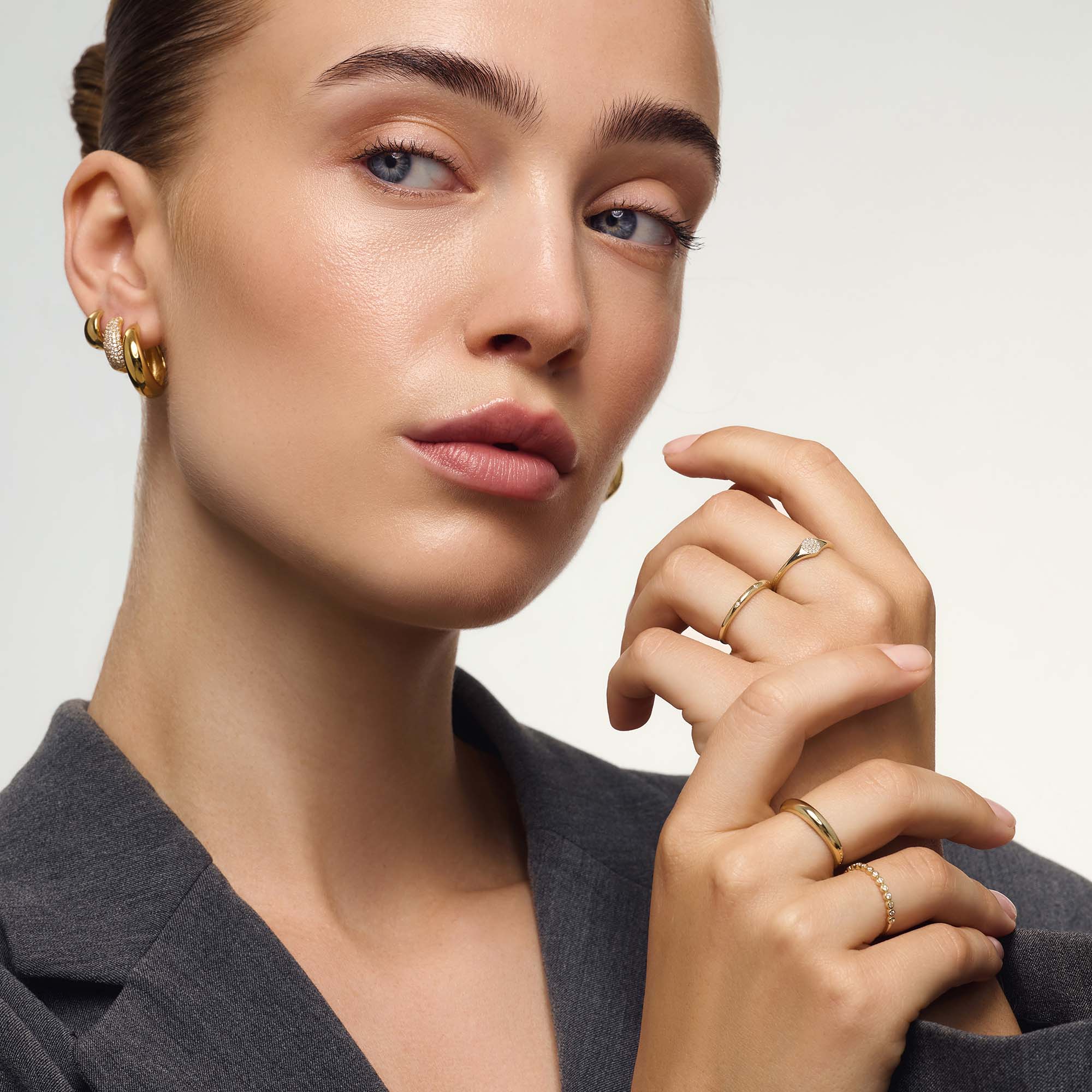 Midi-Kuppelring | Gold 14k