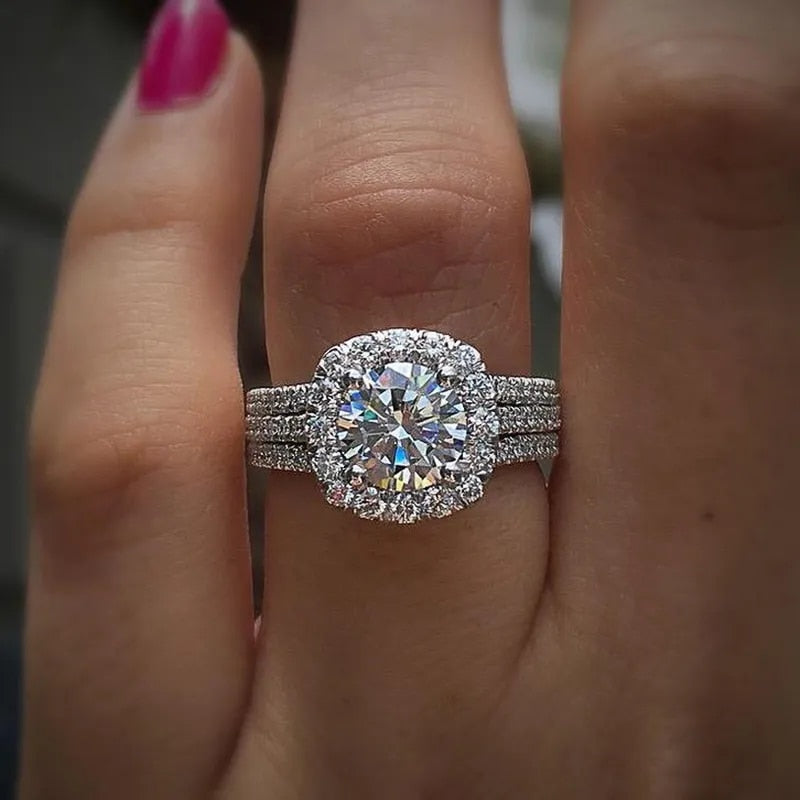 Clarinda Vellori Ring | Weißgold 18k