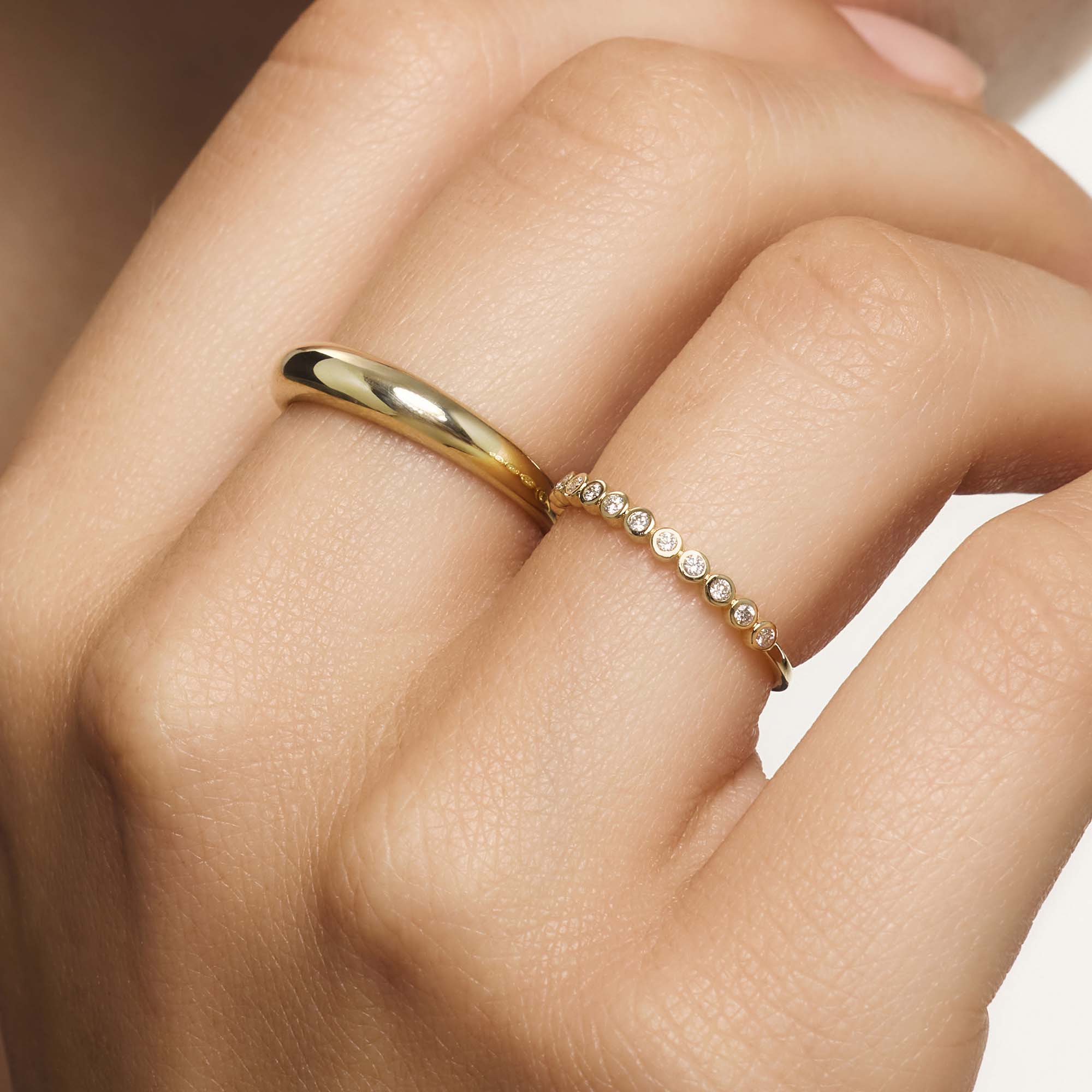 Diamant Blase Ring | Gold 14k